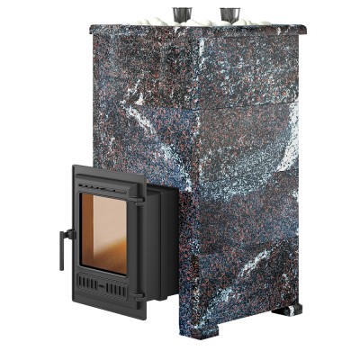 Печь для бани Эверест "Steam Master" 44 ЧУГУН Амфиболит, S-40 Печь для бани Эверест "Steam Master" 44 ЧУГУН Амфиболит, S-40