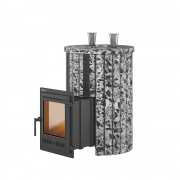 Печь для бани Эверест "Steam Master" 30 ЧУГУН Ламель Пироксенит Элит, S-20