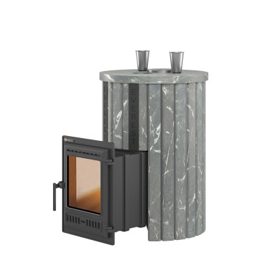 Печь для бани Эверест "Steam Master 30 ЧУГУН" Ламель Талькохлорит, S-20 Печь для бани Эверест "Steam Master 30 ЧУГУН" Ламель Талькохлорит, S-20