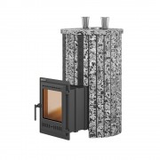 Печь для бани Эверест "Steam Master" 38 ЧУГУН Ламель Пироксенит Элит, S-20