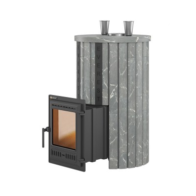 Печь для бани Эверест "Steam Master" 38 ЧУГУН Ламель Талькохлорит, S-20 Печь для бани Эверест "Steam Master" 38 ЧУГУН Ламель Талькохлорит, S-20