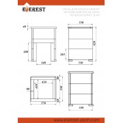 Печь для бани Эверест "Steam Master" 24 НЕРЖ. (210М) Талькохлорит, S-40