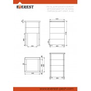 Печь для бани Эверест "Steam Master" 44 НЕРЖ. (320М) Пироксенит Элит, S-40