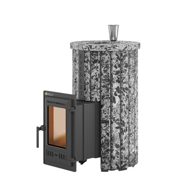 Печь для бани Эверест "Steam Master 18 ЧУГУН" Ламель Пироксенит Элит, S-20 Печь для бани Эверест "Steam Master 18 ЧУГУН" Ламель Пироксенит Элит, S-20