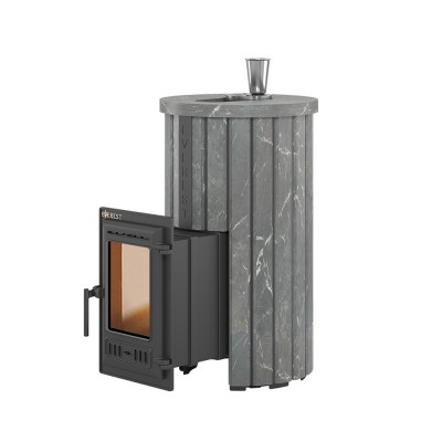 Печь для бани Эверест "Steam Master 18 ЧУГУН" Ламель Талькохлорит, S-20 Печь для бани Эверест "Steam Master 18 ЧУГУН" Ламель Талькохлорит, S-20