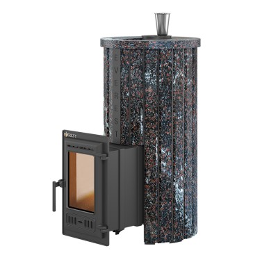 Печь для бани Эверест "Steam Master 24 ЧУГУН" Ламель Амфиболит, S-20 Печь для бани Эверест "Steam Master 24 ЧУГУН" Ламель Амфиболит, S-20