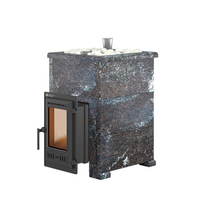 Печь для бани Эверест "Steam Master 18 ЧУГУН" Амфиболит, S-40 Печь для бани Эверест "Steam Master 18 ЧУГУН" Амфиболит, S-40