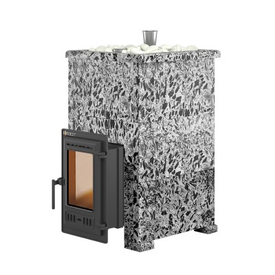 Печь для бани Эверест "Steam Master 24 ЧУГУН" Пироксенит Элит, S-40 Печь для бани Эверест "Steam Master 24 ЧУГУН" Пироксенит Элит, S-40