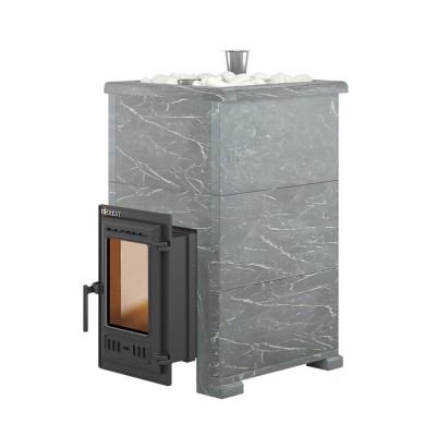 Печь для бани Эверест "Steam Master 24 ЧУГУН" Талькохлорит, S-40 Печь для бани Эверест "Steam Master 24 ЧУГУН" Талькохлорит, S-40