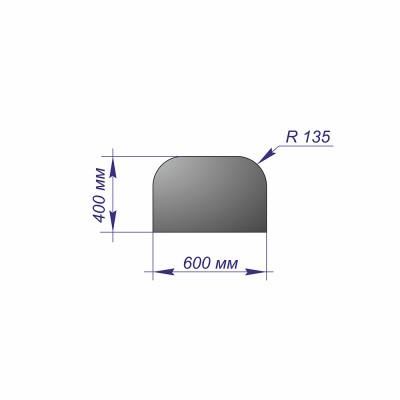 Лист предтопочный 400*600*1 R135 бронза Лист предтопочный 400*600*1 R135 бронза