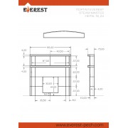 Портал Эверест "Steam Master" НЕРЖ. 18, 24 "Талькохлорит"