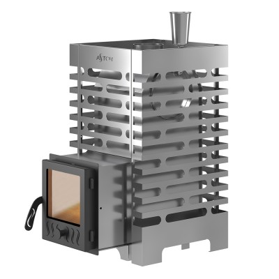 Печь для бани ASTON 16 INOX стекло Печь для бани ASTON 16 INOX стекло