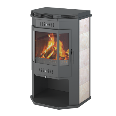 Печь-Камин ASTON 12 кВт (200 м3) Призматик с плитой Печь-Камин ASTON 12 кВт (200 м3) Призматик с плитой