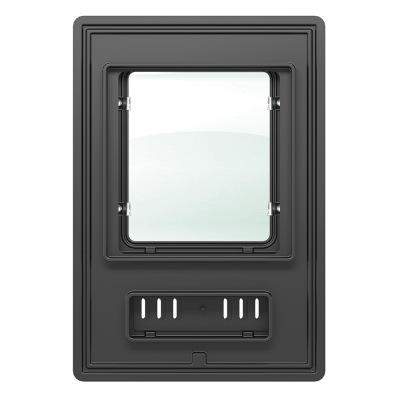 Дверка АСТОН каминная 350 (Антрацит) Дверка АСТОН каминная 350 (Антрацит)