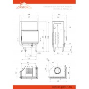 Каминная топка ASTON KONSUL 11.590 R