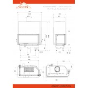 Каминная топка ASTON KONSUL 19.900 LIFT L
