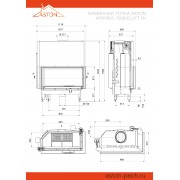 Каминная топка ASTON KONSUL 19.900 LIFT R