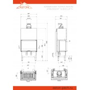 Каминная топка ASTON PREZIDENT 12.800 LIFT
