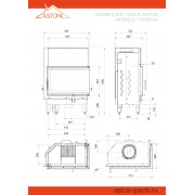 Каминная топка ASTON KONSUL 14.680 R