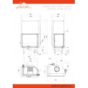Каминная топка ASTON KONSUL 16.680 LIFT L
