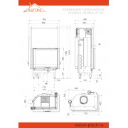 Каминная топка ASTON KONSUL 16.680 LIFT R