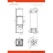 Печь-Камин ASTON AMBASSADOR