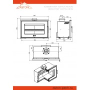 Каминная топка ASTON SENATOR 14.870 new