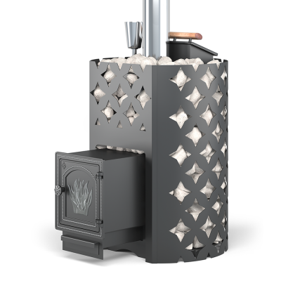 Чугунная печь для бани ЭТНА 18 (ДТ-4) Закрытая каменка Чугунная печь для бани ЭТНА 18 (ДТ-4) Закрытая каменка