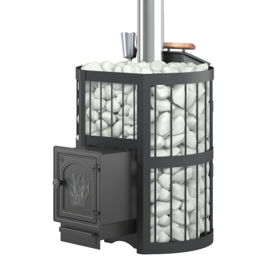 Чугунная печь для бани ЭТНА Стандарт 24 (ДТ-4) Закрытая каменка Чугунная печь для бани ЭТНА Стандарт 24 (ДТ-4) Закрытая каменка