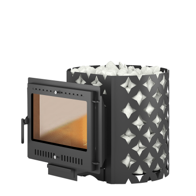 Чугунная печь для бани ЭТНА 24 (Панорама) "М" Чугунная печь для бани ЭТНА 24 (Панорама) "М"