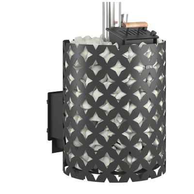 Чугунная печь для бани ЭТНА 24 (Панорама) "М" Закрытая каменка Чугунная печь для бани ЭТНА 24 (Панорама) "М" Закрытая каменка