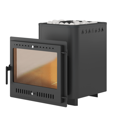 Печь ВЕЗУВИЙ Русичъ Антрацит 16 Панорама "М" Печь ВЕЗУВИЙ Русичъ Антрацит 16 Панорама "М"