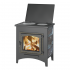 Печь-Камин ВЕЗУВИЙ ПК-04 (240) с плитой, амфиболит 12 кВт (200 м3) Ø115мм Печь-Камин ВЕЗУВИЙ ПК-04 (240) с плитой, амфиболит 12 кВт (200 м3) Ø115мм