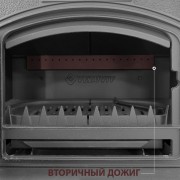 Печь-камин Везувий KZ-14РS "Антрацит"