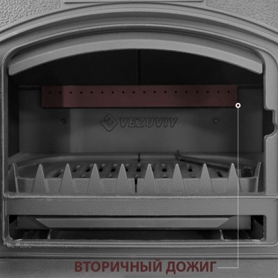Печь-камин Везувий KZ-14РS "Антрацит" Печь-камин Везувий KZ-14РS "Антрацит"