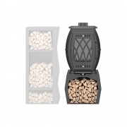 Печь-камин Везувий BX-09М "Антрацит"