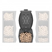 Печь-камин Везувий BX-09М "Антрацит"