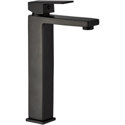 Смеситель для раковины высокий ALMAes черный Смеситель для раковины высокий ALMAes черный