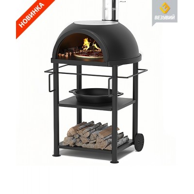 Садовая чугунная печь LEGENDA GARDEN (с чугунным основанием) на подставке Садовая чугунная печь LEGENDA GARDEN (с чугунным основанием) на подставке