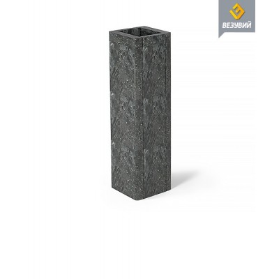 Облицовка дымохода "Легенда Ретро" Пироксенит Н-750мм Облицовка дымохода "Легенда Ретро" Пироксенит Н-750мм