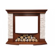 Каминокомплект Village - Белый с очагом Dioramic 25 LED FX
