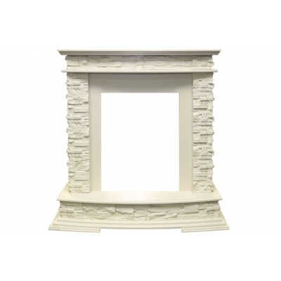 Каминокомплект Luzern - Слоновая кость с очагом Aspen Black Каминокомплект Luzern - Слоновая кость с очагом Aspen Black