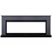 Каминокомплект Bergen 60 SFT (Разборный) - Серый графит с очагом Vision 60 LED