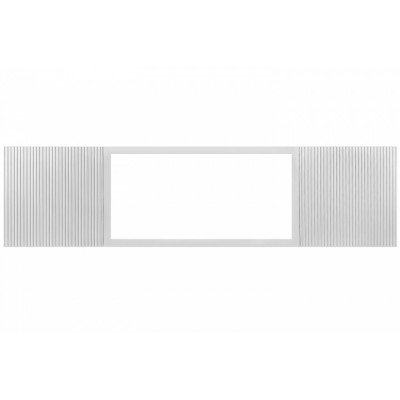 Каминокомплект Sanremo (Разборный) - Бьянко белый с очагом Vision 42 LED Каминокомплект Sanremo (Разборный) - Бьянко белый с очагом Vision 42 LED