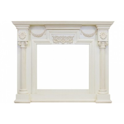 Каминокомплект London - Слоновая кость с патиной (Ширина 1490 мм) с очагом Vision 42 LED Каминокомплект London - Слоновая кость с патиной (Ширина 1490 мм) с очагом Vision 42 LED