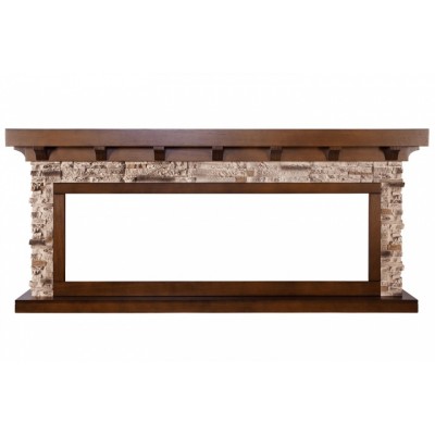 Каминокомплект Chalet 60 - Темный дуб с очагом Vision 60 LED Каминокомплект Chalet 60 - Темный дуб с очагом Vision 60 LED