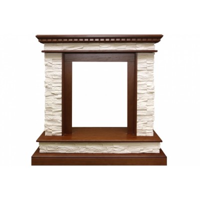 Каминокомплект Calgary - Белый / Сланец белый с очагом Jupiter FX New Каминокомплект Calgary - Белый / Сланец белый с очагом Jupiter FX New