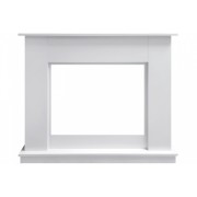 Каминокомплект Scandic (Разборный) - Белый (Ширина 1086 мм) с очагом Emerald 26