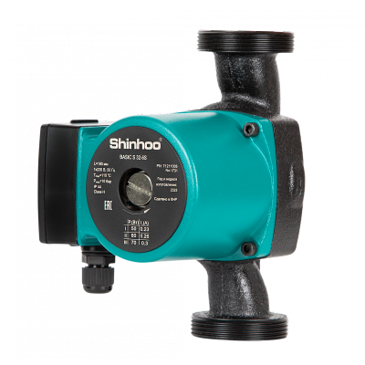 Циркуляционный насос Shinhoo BASIC S 32-6S 180 1x230V Циркуляционный насос Shinhoo BASIC S 32-6S 180 1x230V