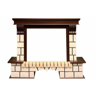 Каминокомплект Pietra - Темный дуб с очагом Jupiter FX New Каминокомплект Pietra - Темный дуб с очагом Jupiter FX New